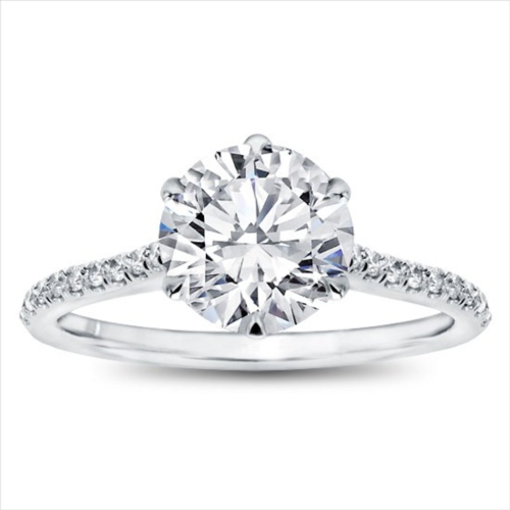 Round 160 Ct Solitaire Engagement Ring